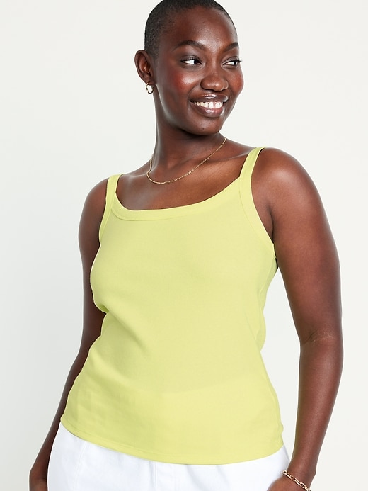 Image number 5 showing, Fitted Rib-Knit Tank Top