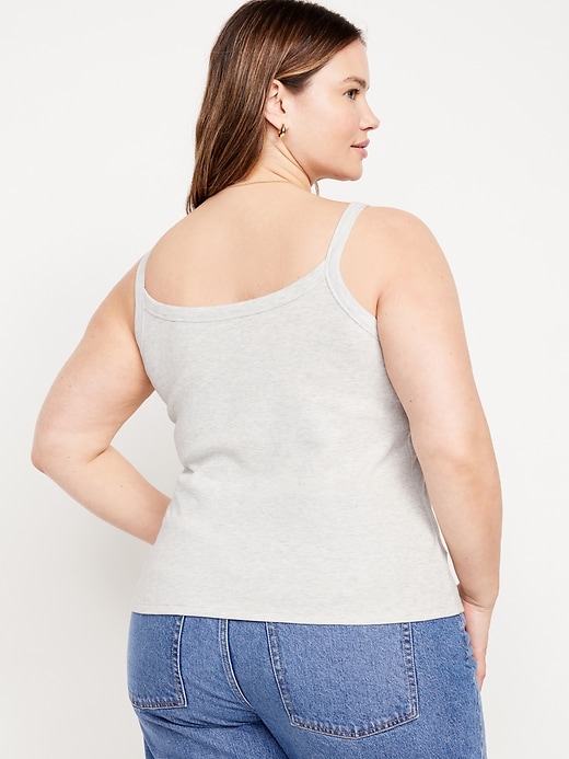 Image number 8 showing, Fitted Rib-Knit Tank Top