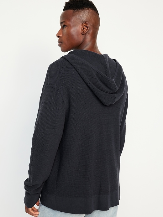 Image number 2 showing, Sweater-Knit Hoodie