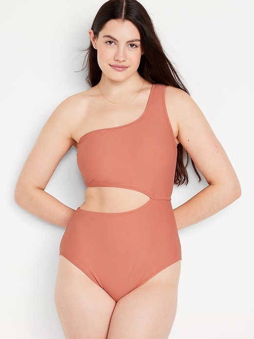Image number 5 showing, Side Cutout One-Piece Swimsuit