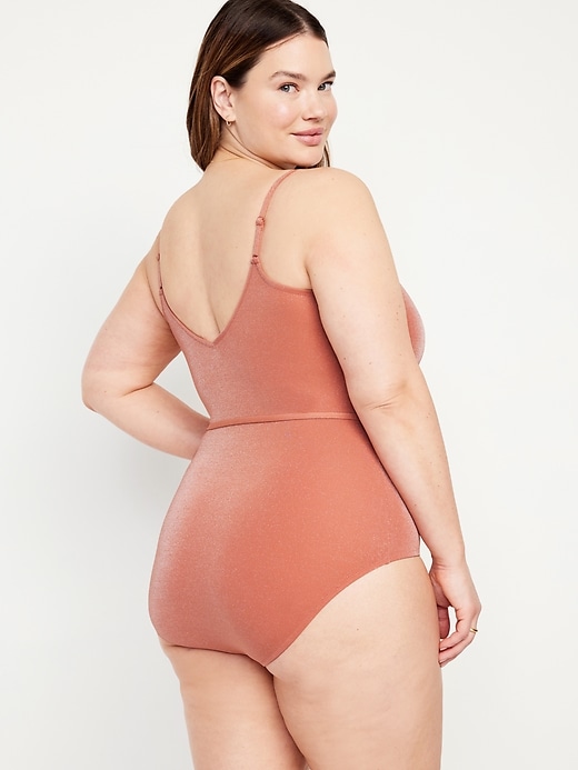 Image number 8 showing, Shine Wrap-Front Swimsuit