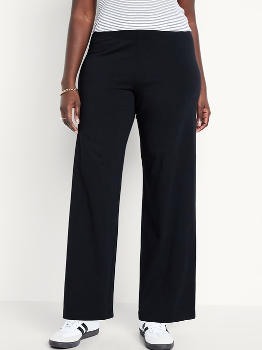 Image number 8 showing, High-Waisted Wide-Leg Leggings for Women