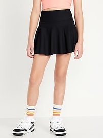 Image number 1 showing, High-Waisted PowerSoft Skort for Girls