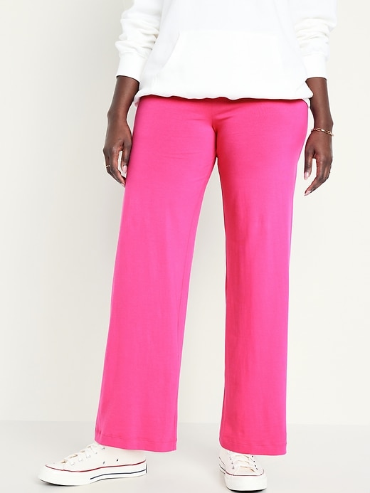 Image number 5 showing, High-Waisted Wide-Leg Leggings for Women