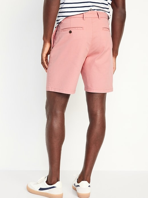 Image number 8 showing, Slim Built-In Flex Rotation Chino Shorts -- 8-inch inseam