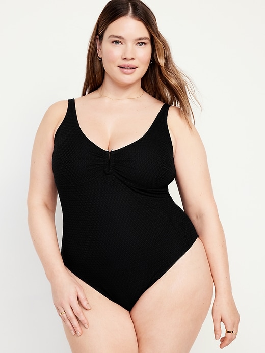 Image number 7 showing, Crochet One-Piece Swimsuit