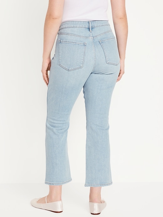 Image number 6 showing, High-Waisted 90&#39;s Crop Flare Jeans