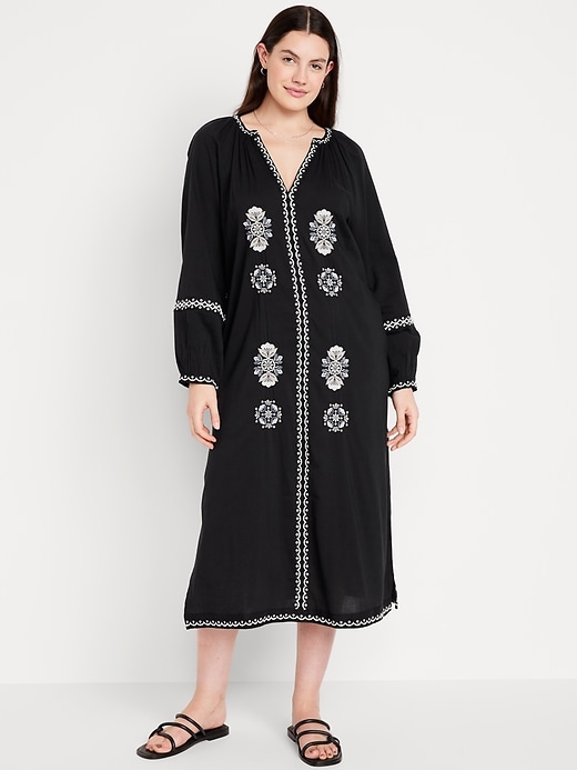 Image number 4 showing, Embroidered Maxi Dress