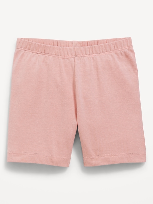 View large product image 1 of 2. Jersey-Knit Biker Shorts for Toddler Girls