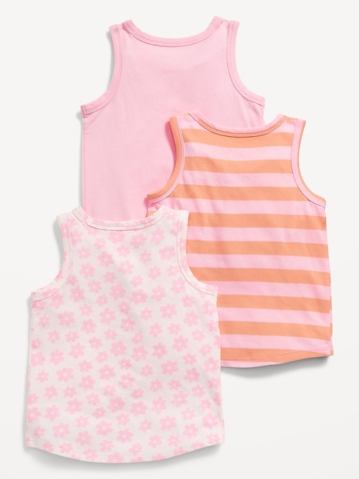 View large product image 2 of 3. Tank Top 3-Pack for Toddler Girls