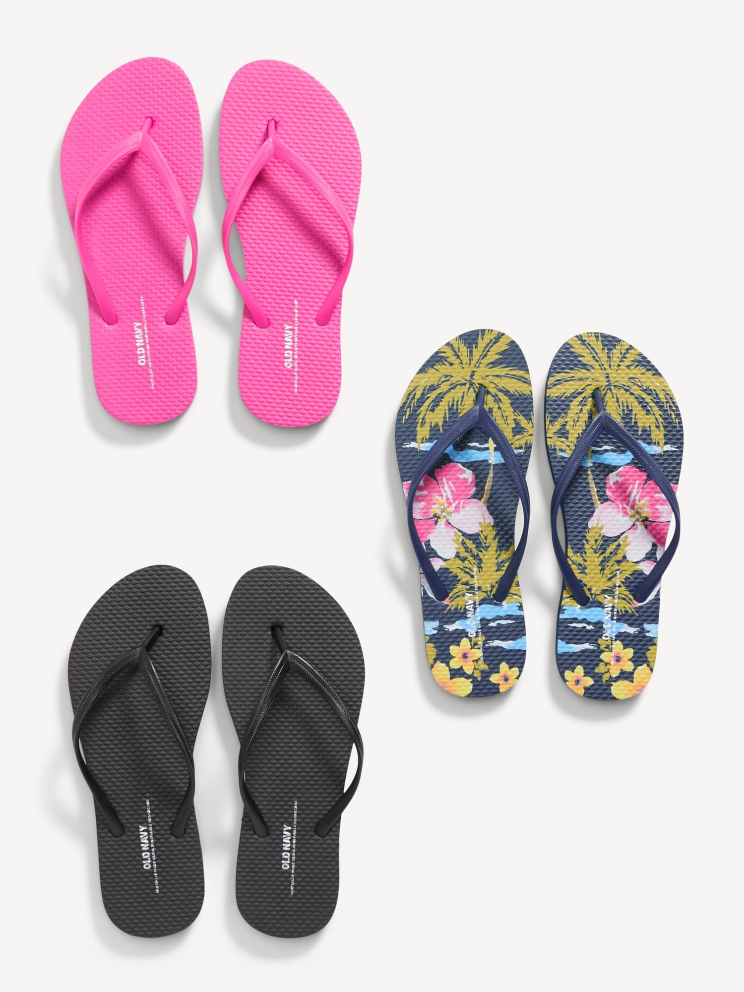 Old Navy Woman Flip Flops Sandals Summer Beach Size 6,7,8,9,10,and 11 Brand  NEW