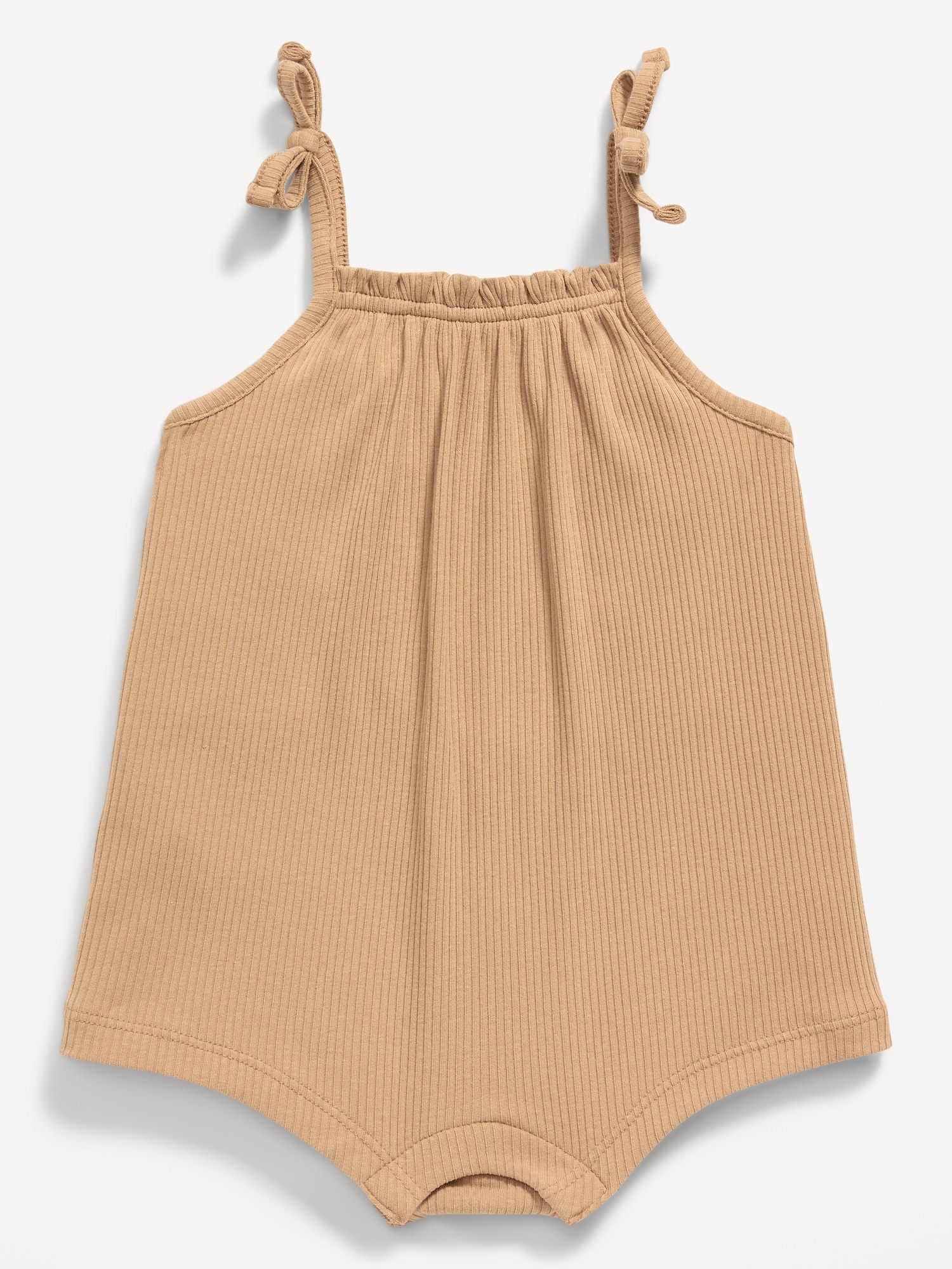 Sleeveless Tie-Bow One-Piece Romper for Baby