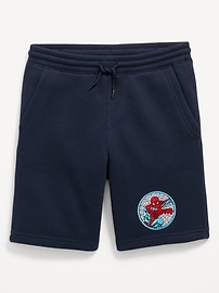 View large product image 4 of 5. Licensed Graphic Fleece Jogger Shorts for Boys (At Knee)