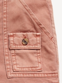 View large product image 5 of 5. Cargo-Pocket Twill Shorts for Girls