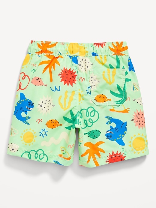 View large product image 2 of 2. Printed Swim Trunks for Toddler Boys