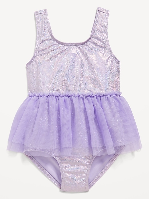 View large product image 1 of 2. Sleeveless Swim Tutu One-Piece for Toddler and Baby