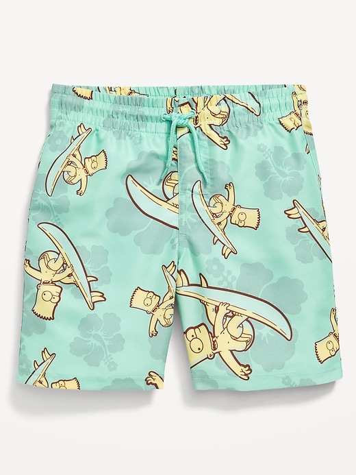 View large product image 2 of 2. Licensed Pop Culture Swim Trunks for Boys