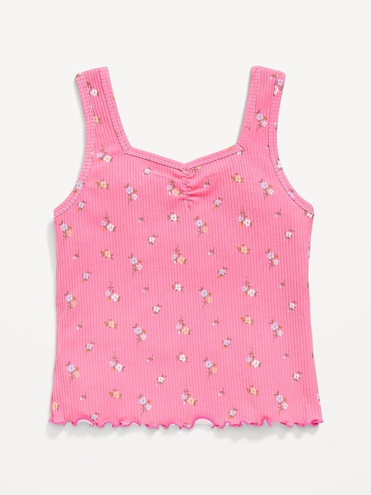View large product image 2 of 3. Fitted Sweetheart-Neck Tank Top for Girls