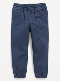 Functional-Drawstring Jogger Pants for Toddler Boys