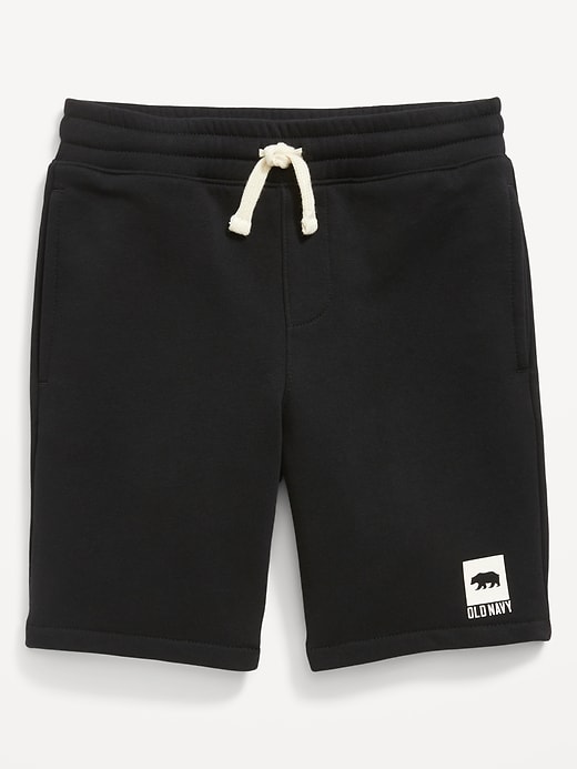 View large product image 1 of 2. Fleece Logo-Graphic Jogger Shorts for Boys (At Knee)