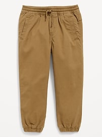 Image number 1 showing, Functional-Drawstring Jogger Pants for Toddler Boys