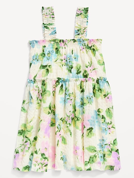 View large product image 2 of 3. Sleeveless Ruffled Swing Dress for Toddler Girls