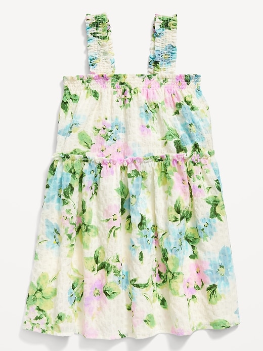 View large product image 1 of 3. Sleeveless Ruffled Swing Dress for Toddler Girls