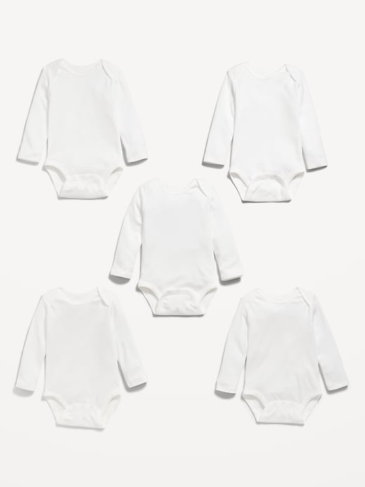 View large product image 2 of 2. Unisex Bodysuit 5-Pack for Baby