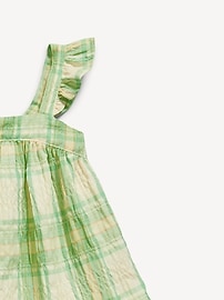 View large product image 4 of 4. Sleeveless Ruffled Dobby Top and Bloomer Shorts for Baby