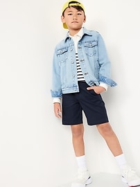 View large product image 3 of 4. Knee Length Twill Shorts for Boys