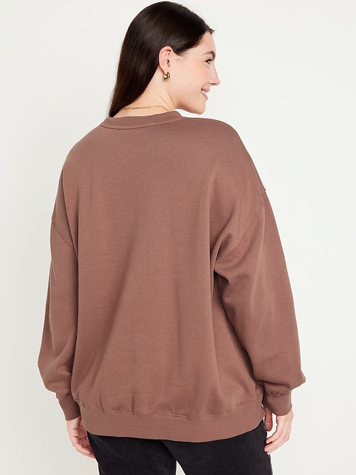 Image number 6 showing, Oversized Tunic Sweatshirt