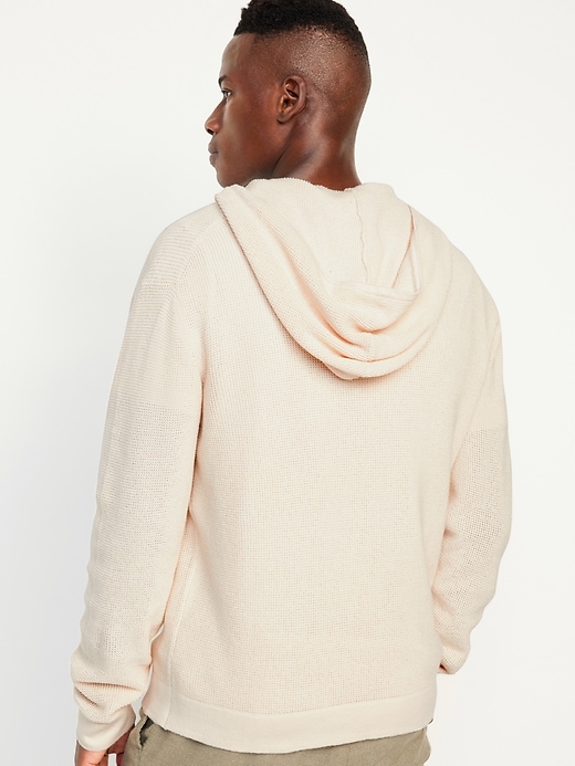 Image number 5 showing, Sweater-Knit Hoodie