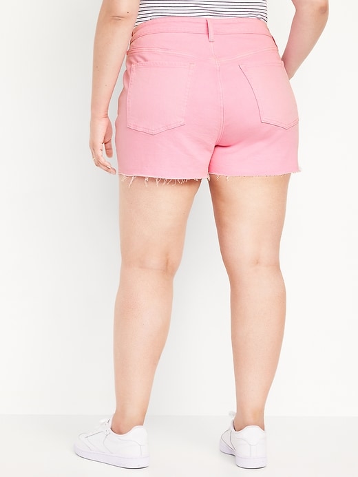Image number 8 showing, High-Waisted OG Jean Cut-Off Shorts -- 3-inch inseam