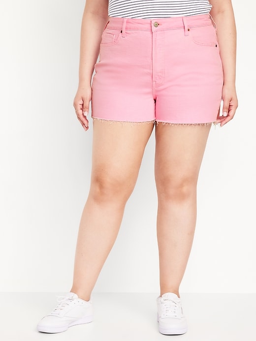 Image number 7 showing, High-Waisted OG Jean Cut-Off Shorts -- 3-inch inseam