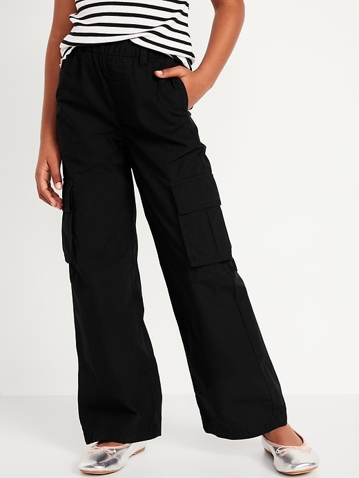View large product image 1 of 4. Baggy Wide-Leg Cargo Pants for Girls