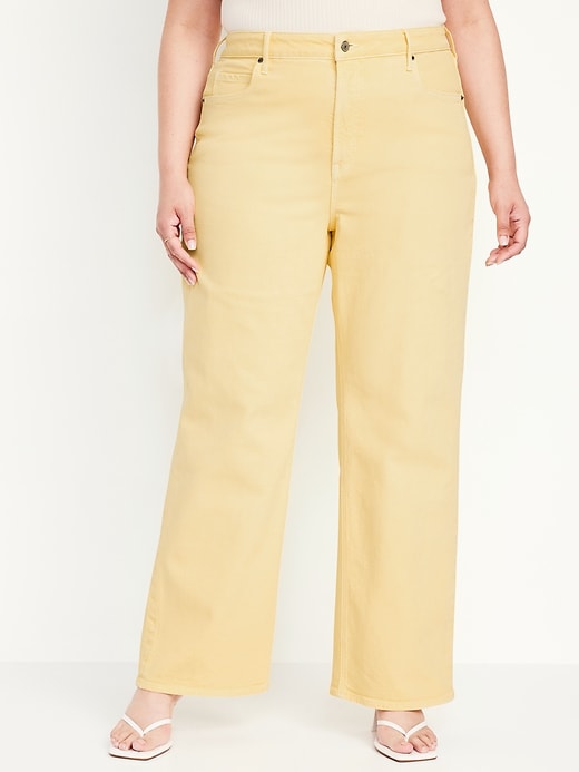 Image number 7 showing, Extra High-Waisted Wide-Leg Jeans