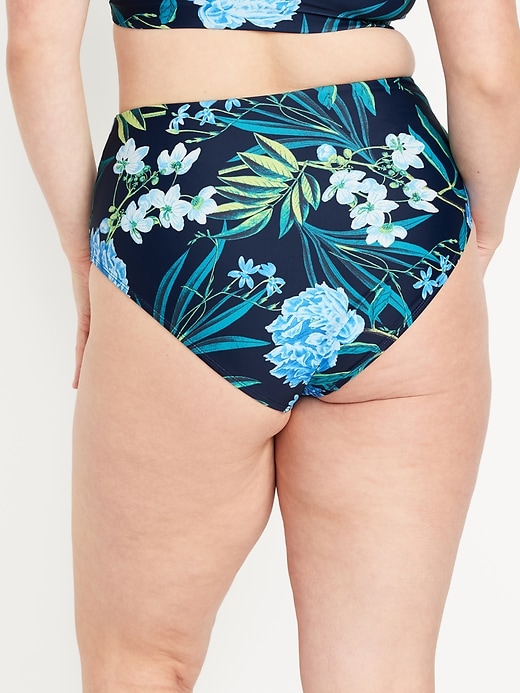 Image number 6 showing, High-Waisted French-Cut Bikini Swim Bottoms