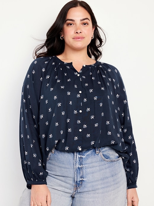 Shirred Blouse | Old Navy