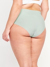 View large product image 6 of 6. High-Waisted No-Show Bikini Underwear