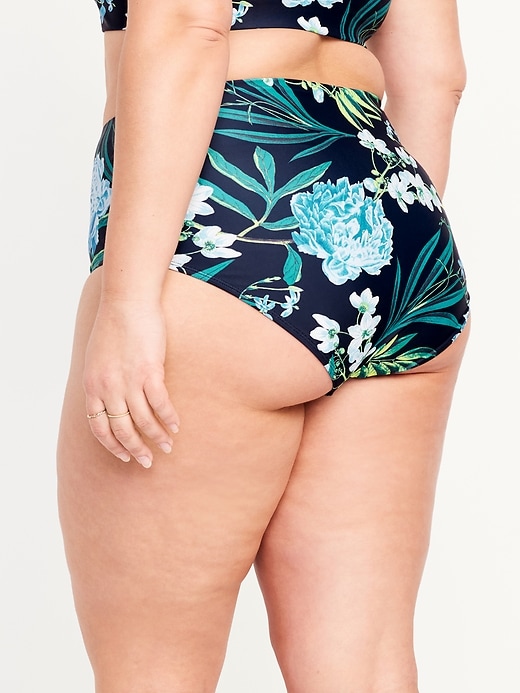 Image number 8 showing, High-Waisted French-Cut Bikini Swim Bottoms