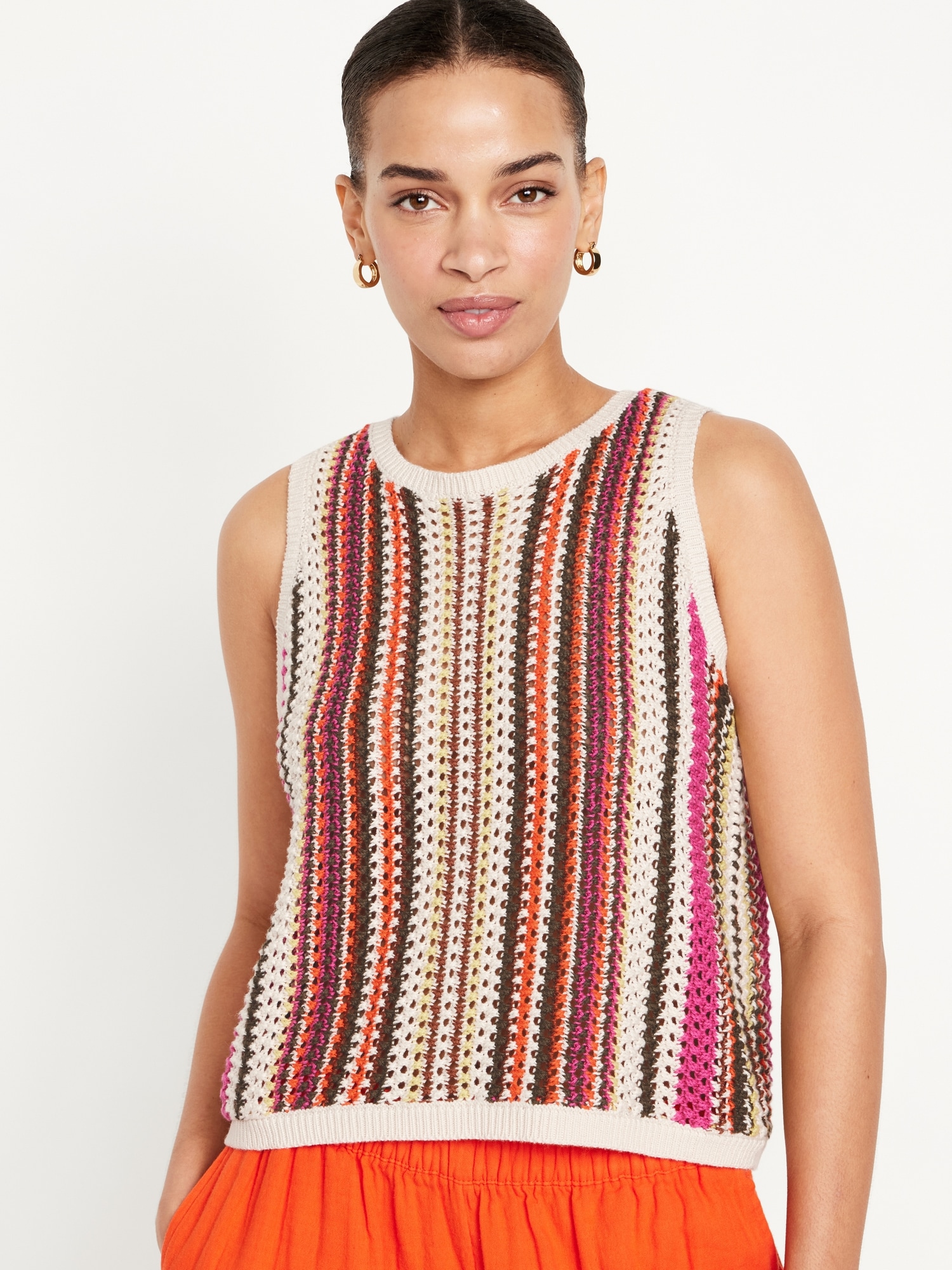 Open-Stitch Vest