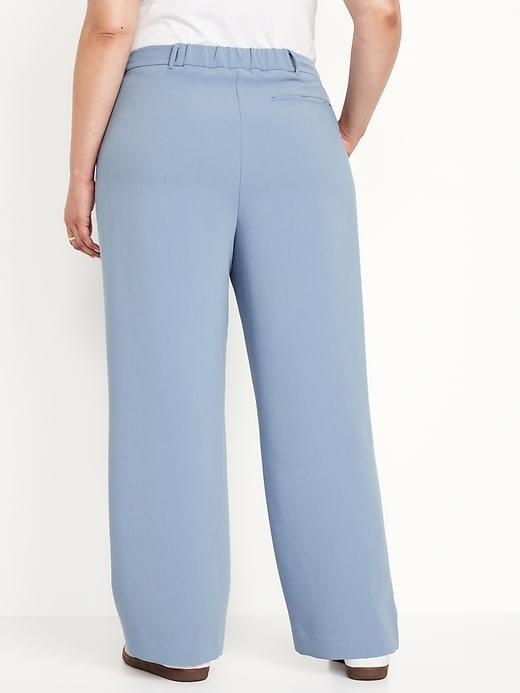 Image number 6 showing, Extra High-Waisted Taylor Wide-Leg Trouser Suit Pants