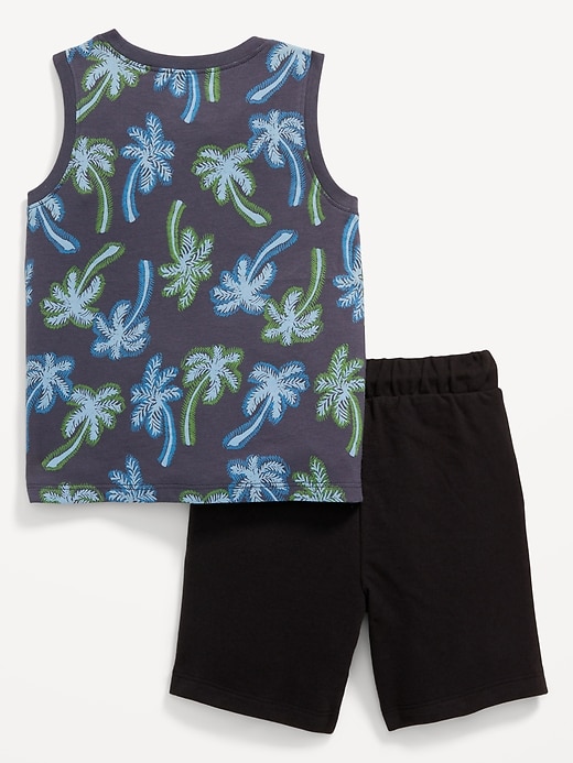 View large product image 2 of 3. Printed Tank Top and Shorts Set for Toddler Boys