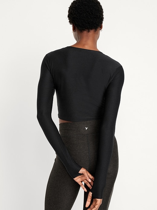 Image number 2 showing, Cloud+ Ultra-Crop Wrap-Front Top