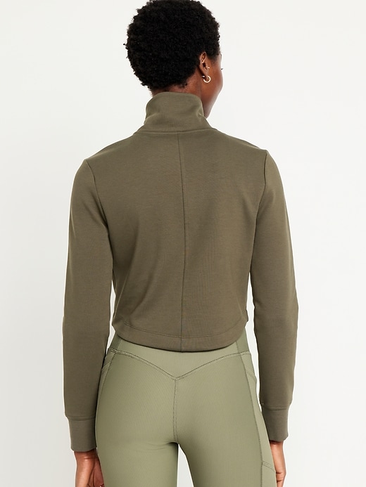 Image number 8 showing, Dynamic Fleece Crop Zip Jacket