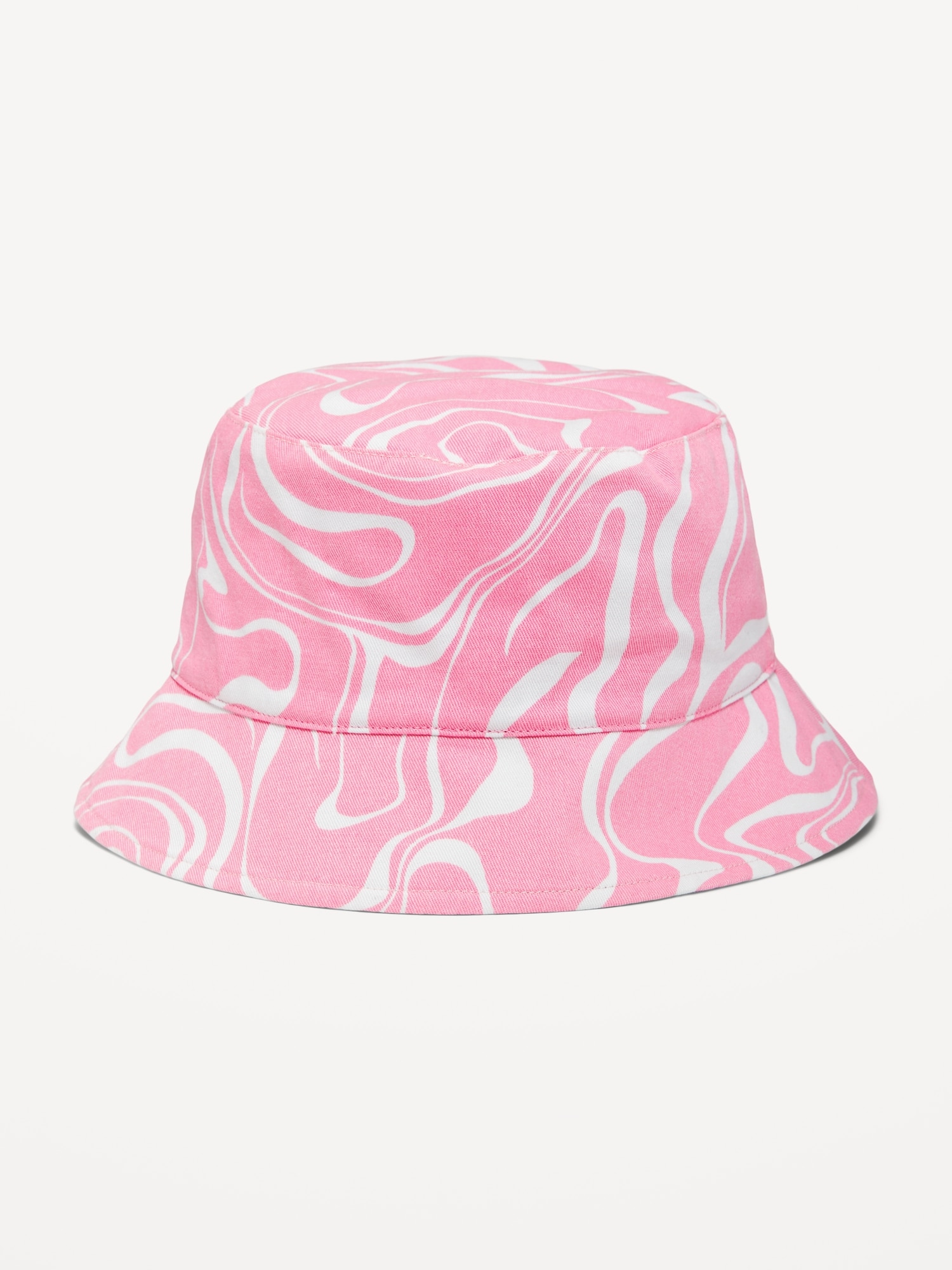 Reversible Twill Bucket Hat for Girls