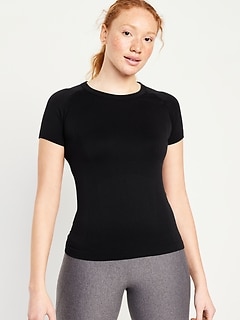 Fluid Seamless Fitted T-Shirt
