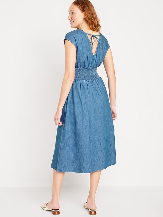 Image number 2 showing, Waist-Defined Midi Dress