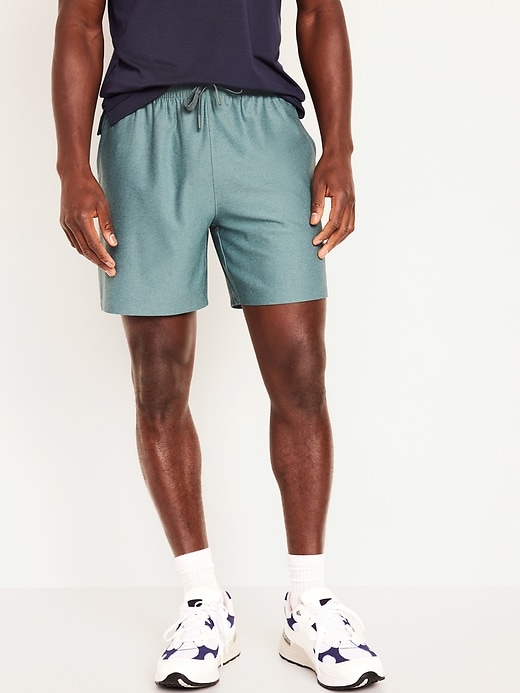 Image number 1 showing, Slim KnitTech Shorts -- 7-inch inseam