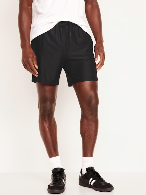 Slim KnitTech Shorts -- 7-inch inseam - Black